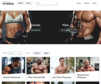 Greatestphysiques.com(Greatest Physiques) Screenshot