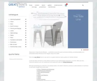 Greateventsrentals.ca(Great Events Rentals Calgary) Screenshot