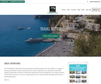 Greatexpeditions.com(Great Expeditions Group Tours and Specialty Travel) Screenshot