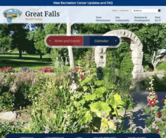 Greatfallsmt.net(City of Great Falls Montana) Screenshot