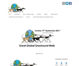 GreatGlobalgreyhoundwalk.co.uk(The Great Global Greyhound Walk) Screenshot