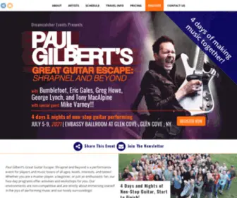 Greatguitarescape.com(Paul Gilbert's Great Guitar Escape 2.0) Screenshot