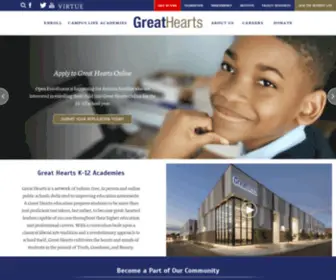 Greatheartsaz.org(Great Hearts) Screenshot