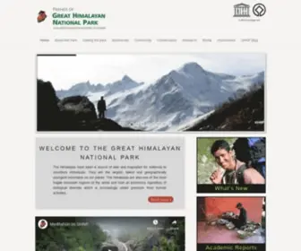 Greathimalayannationalpark.com(Great Himalayan National Park) Screenshot