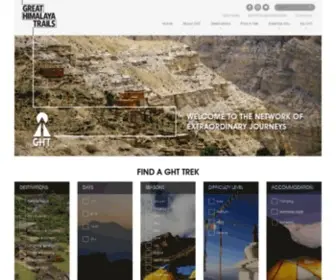Greathimalayatrails.com(The Great Himalaya Trails) Screenshot