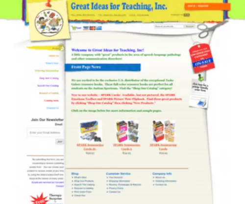 Greatideasforteaching.com(Great Ideas for Teaching) Screenshot
