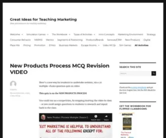 Greatideasforteachingmarketing.com(Great Ideas for Teaching Marketing) Screenshot