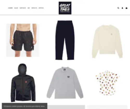 Greatimes.es(Clothing for my people) Screenshot