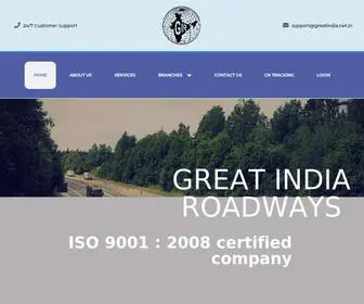 Greatindia.net.in(Great India Roadways) Screenshot