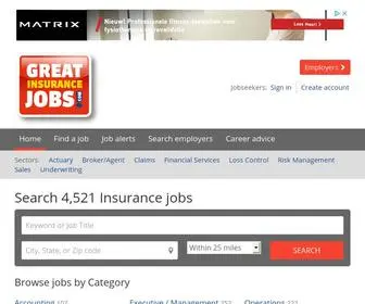 Greatinsurancejobs.com(Insurance Jobs) Screenshot