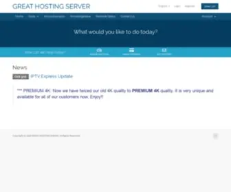 Greatiptvsub.com(Portal Home) Screenshot