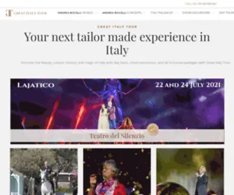 Greatitalytour.com(Greatitalytour) Screenshot