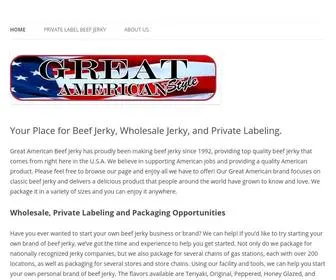 Greatjerky.com(GreatJerky) Screenshot