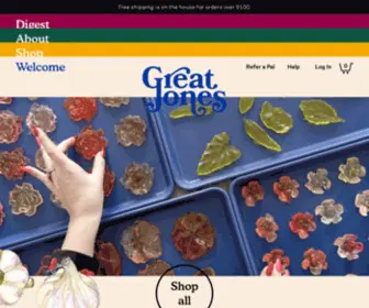 Greatjones.com(Great Jones) Screenshot