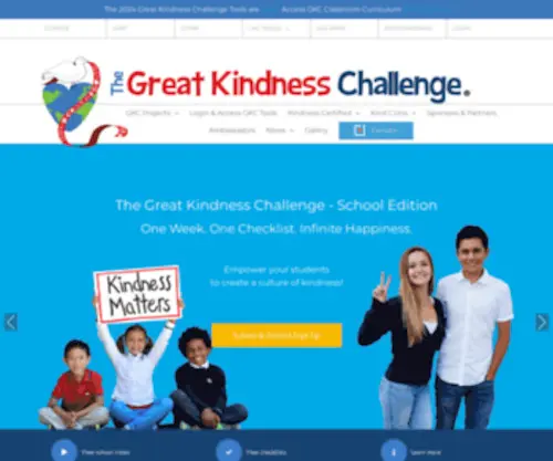 Greatkindnesschallenge.org(The Great Kindness Challenge) Screenshot