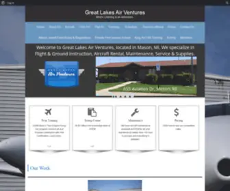 Greatlakesairventures.com(Where Learning) Screenshot