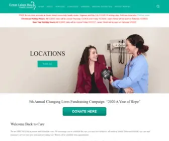 Greatlakesbayhealthcenters.org(The driving force behind everything we do at Great Lakes Bay Health Centers) Screenshot