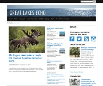 Greatlakesecho.org(Great Lakes Echo) Screenshot