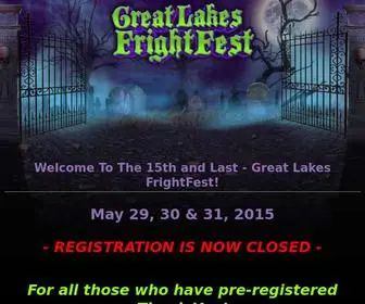 Greatlakesfrightfest.com(Great Lakes FrightFest) Screenshot