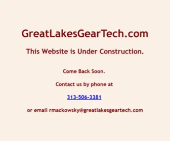 Greatlakesgeartech.com(Great Lakes Gear Technologies Inc) Screenshot