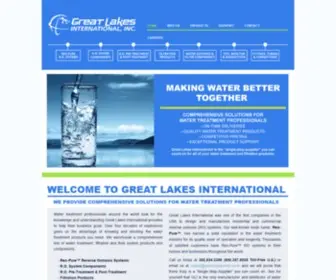 Greatlakesintl.com(Great Lakes International) Screenshot