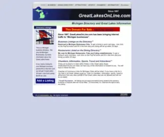 Greatlakesonline.com(Michigan Online Business Directory) Screenshot