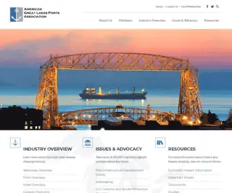 Greatlakesports.org(American Great Lakes Ports Association) Screenshot