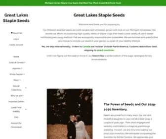 Greatlakesstapleseeds.com(Great Lakes Staple Seeds) Screenshot