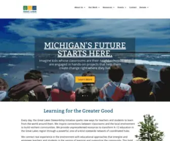 Greatlakesstewardship.org(Great Lakes Stewardship Initiative) Screenshot