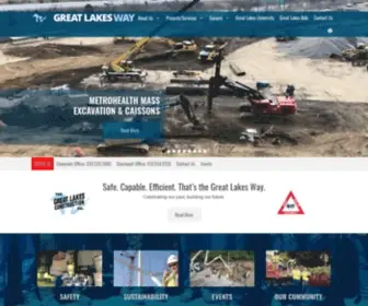 Greatlakesway.com(The Great Lakes Construction Co) Screenshot