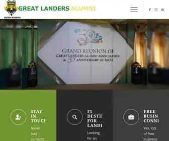 Greatlandersalumni.com(Maryland Comprehensive Secondary School Alumni Association) Screenshot