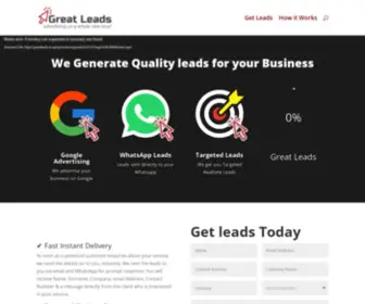 Greatleads.co.za(Great Leads) Screenshot