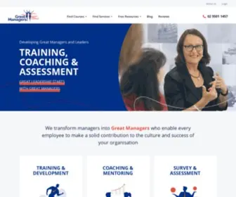 Greatmanagers.com.au(Great Managers) Screenshot