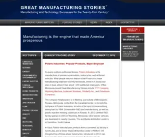 Greatmanufacturingstories.com(Great Manufacturing Stories) Screenshot