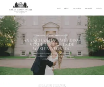 Greatmarshestate.com(A Virginia Wedding Venue) Screenshot
