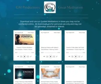 Greatmeditationdownloads.com(Guidedmeditations) Screenshot