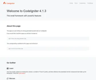 Greatmike.org(CodeIgniter 4) Screenshot