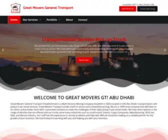 Greatmoversuae.com(Great Movers Gt) Screenshot