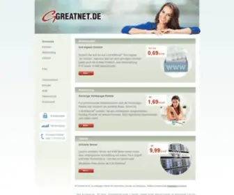 Greatnet.de(Webspace und Domain) Screenshot