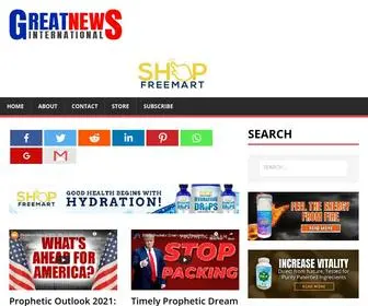 Greatnewsreport.com(Get Paid to Share Great News) Screenshot