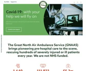 Greatnorthairambulance.co.uk(The Great North Air Ambulance Service (GNAAS)) Screenshot