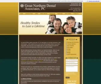 Greatnortherndentalassociates.com(Escanaba, MI Dentist) Screenshot