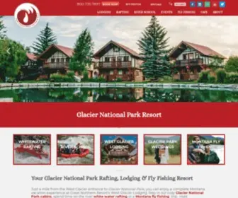 Greatnorthernresort.com(Glacier National Park Resort) Screenshot