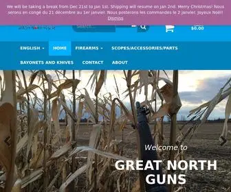 Greatnorthgunco.ca(Surplus GNG) Screenshot