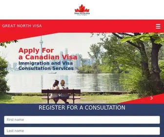 Greatnorthvisa.com(Canadian Immigration Consultancy) Screenshot