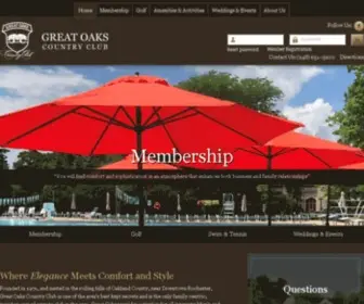 Greatoakscc.com(Great Oaks Country Club) Screenshot