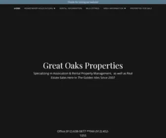 Greatoaksproperties.com(Great Oaks Properties) Screenshot