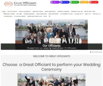 Greatofficiants.com(Great Officiants) Screenshot