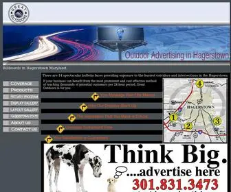 Greatoutdoorsadvertising.com(Billboards in Maryland) Screenshot