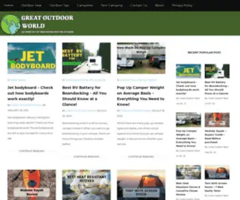 GreatoutdoorWorld.com(Great Outdoor World) Screenshot